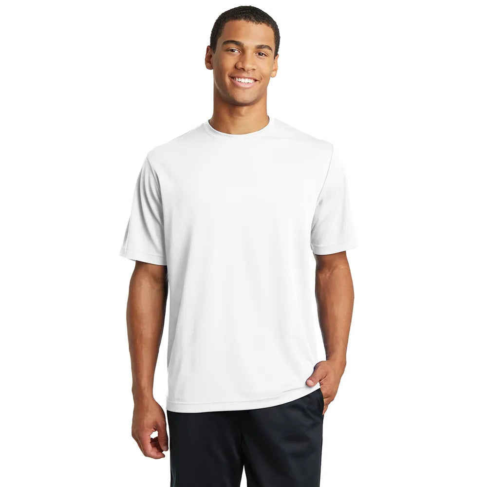 Sport-Tek PosiCharge RacerMesh Tee Decorated - White