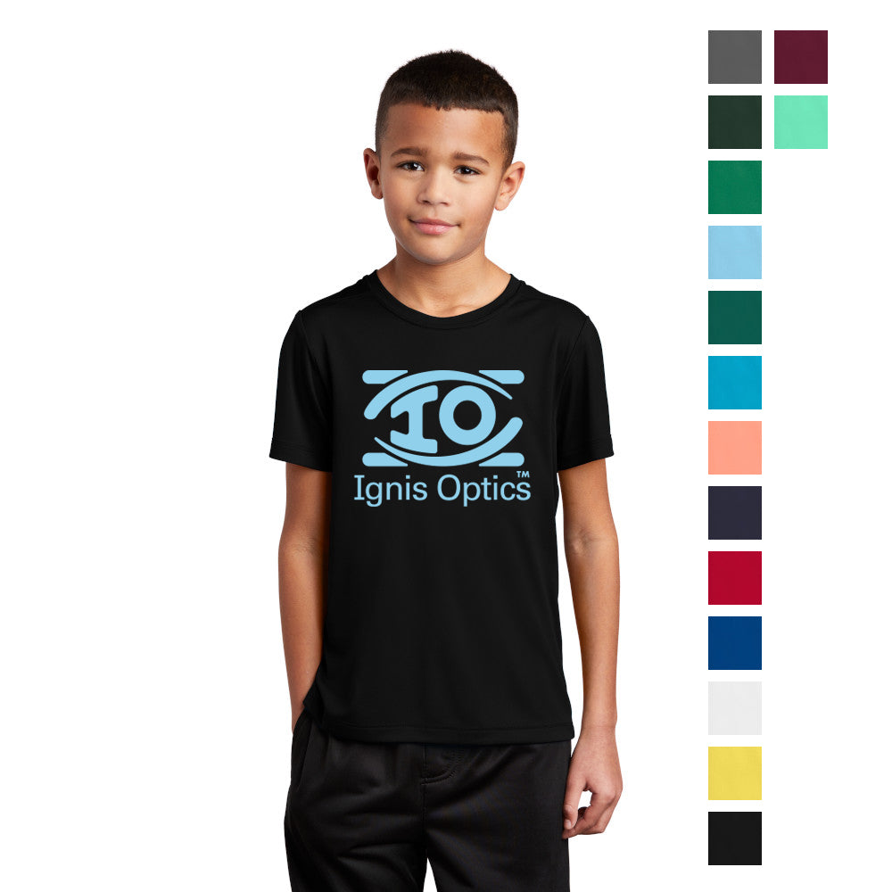 Sport-Tek Youth Posi-UV Pro Tee Decorated - Black (PMS BLACK C)