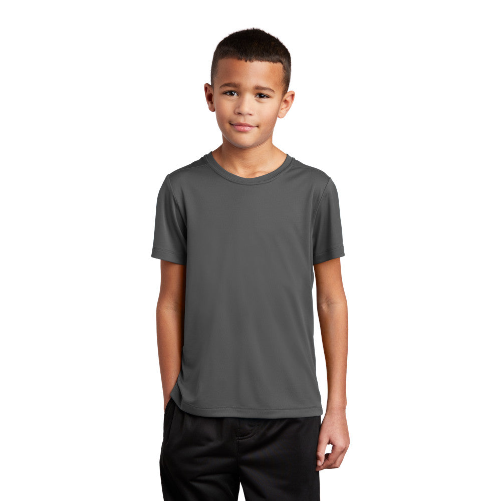 Sport-Tek Youth Posi-UV Pro Tee Decorated - Forest Green (PMS 553C)