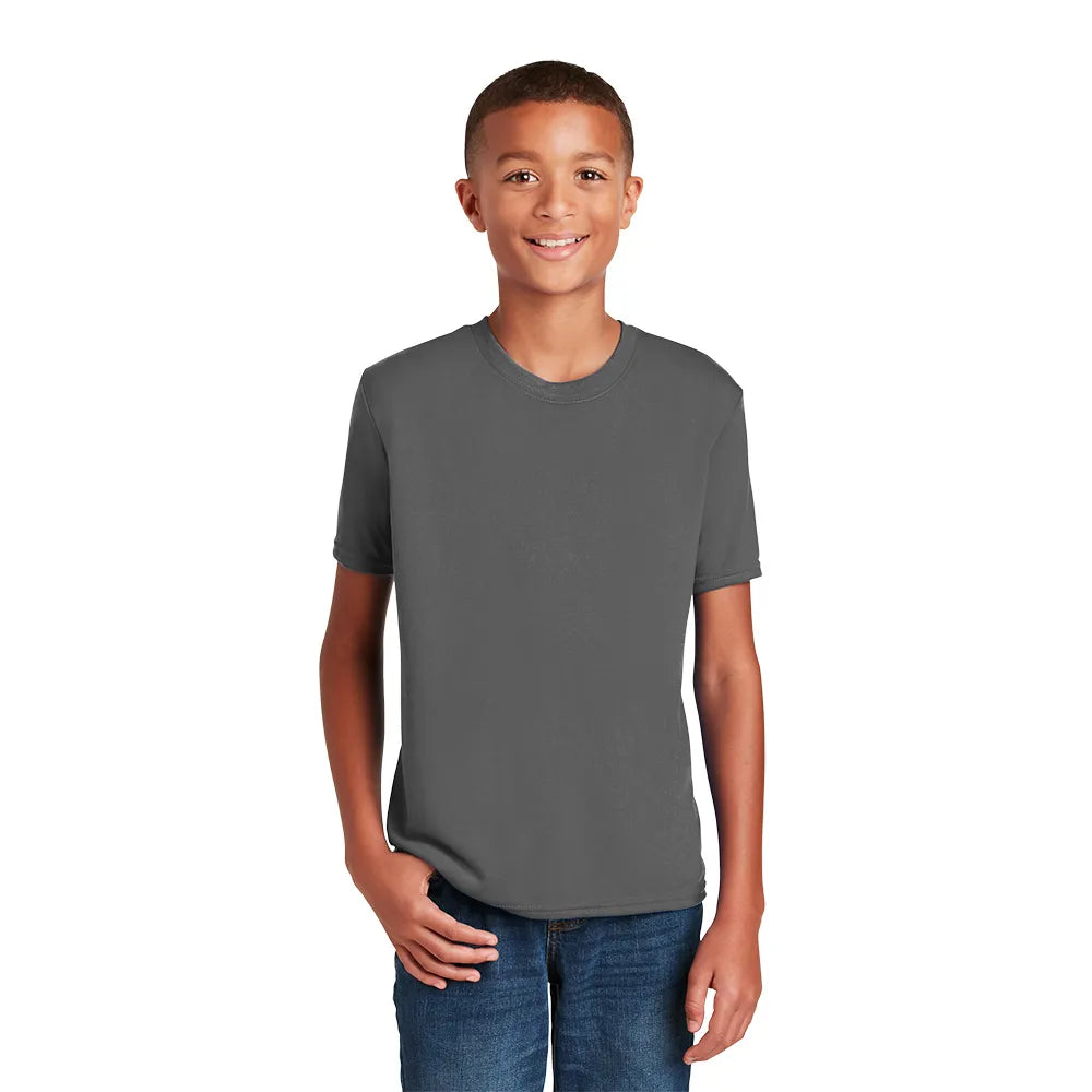 Gildan Youth Gildan Performance T-Shirt Decorated - Charcoal Grey (PMS COOL GRAY 10C)