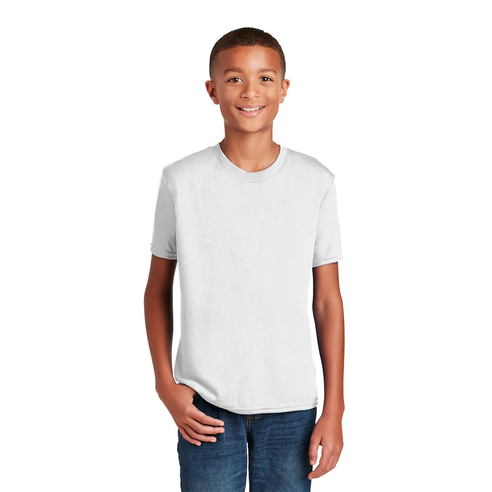 Gildan Youth Gildan Performance T-Shirt Decorated - White