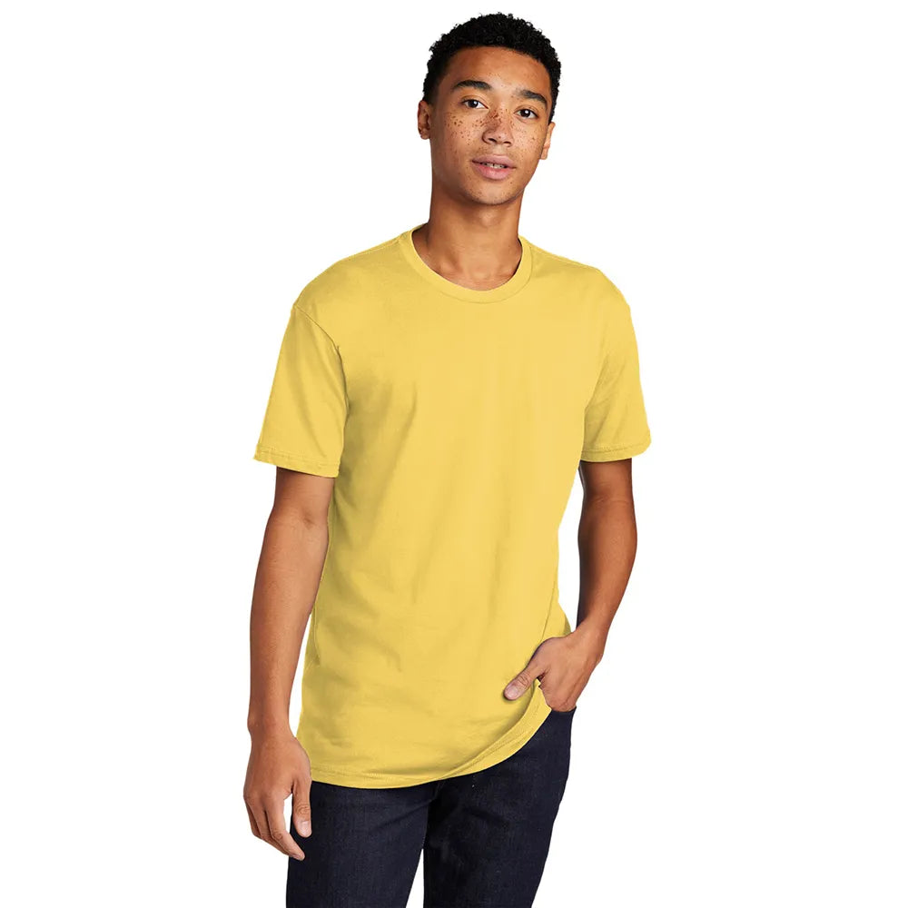 Next Level Apparel Unisex Cotton Tee Decorated - Banana Yellow Cream
