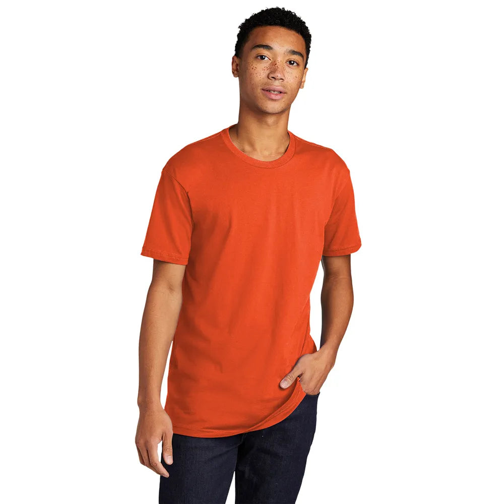 Next Level Apparel Unisex Cotton Tee Decorated - Classic Orange