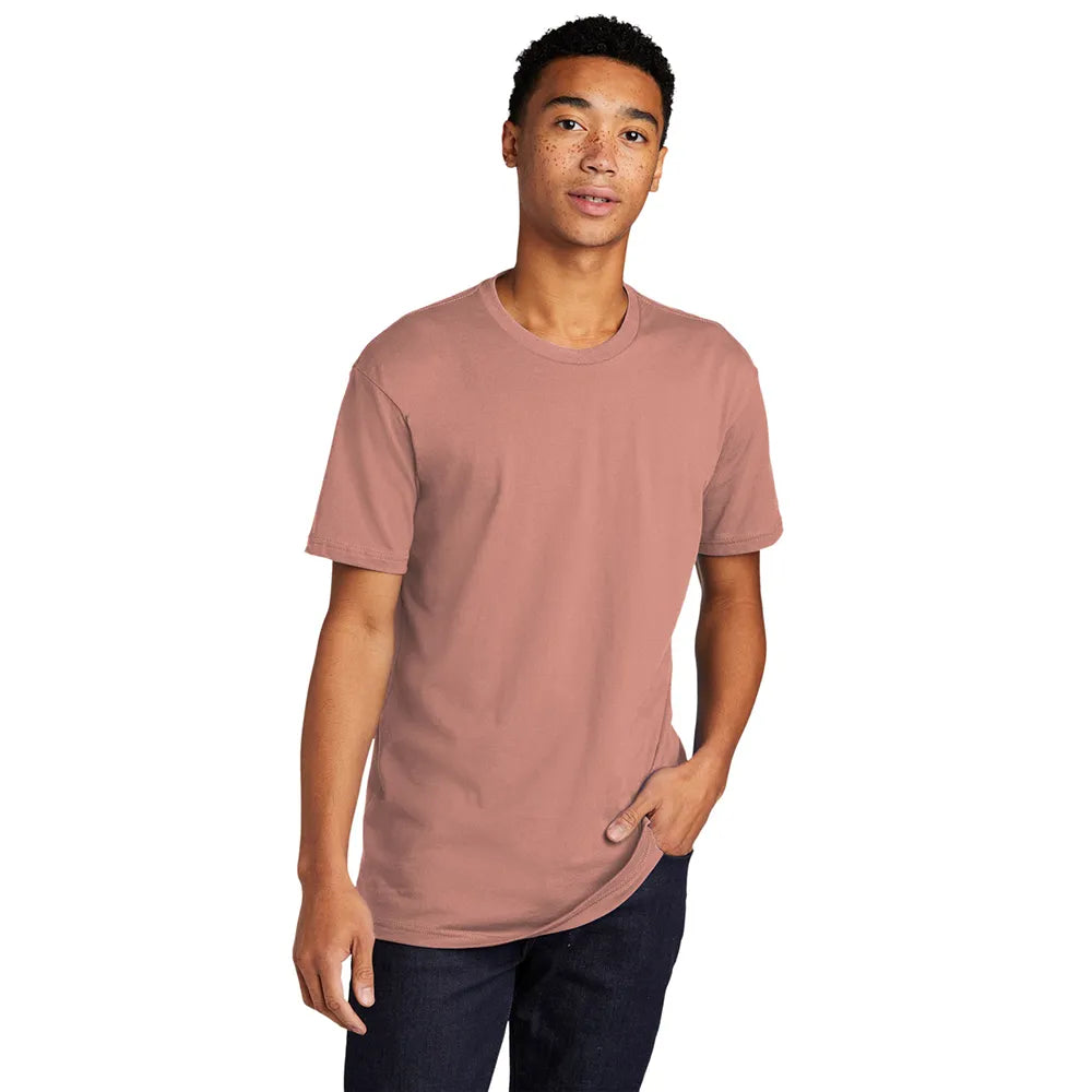 Next Level Apparel Unisex Cotton Tee Decorated - Desert Pink
