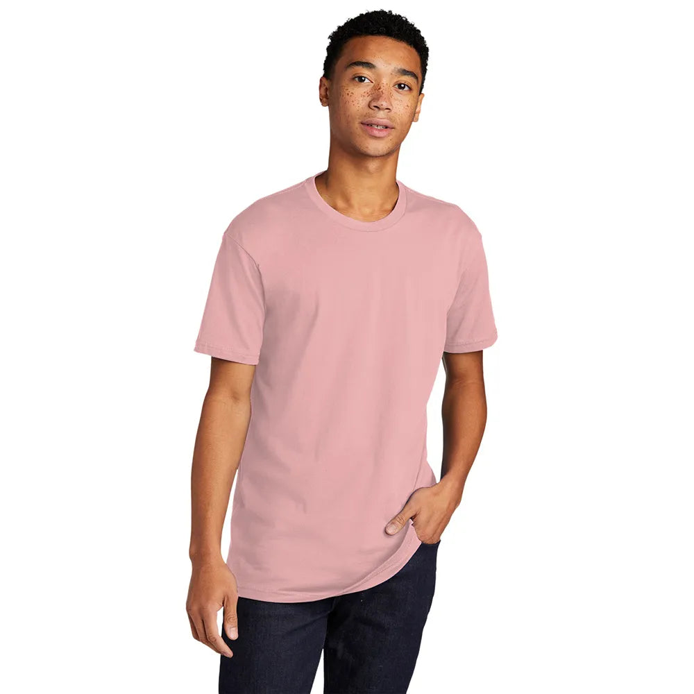 Next Level Apparel Unisex Cotton Tee Decorated - Light Pink