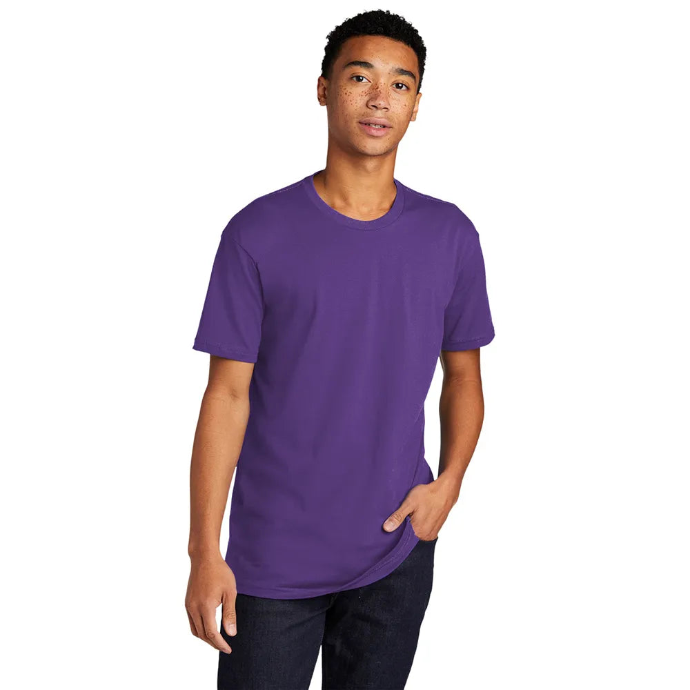 Next Level Apparel Unisex Cotton Tee Decorated - Purple Rush
