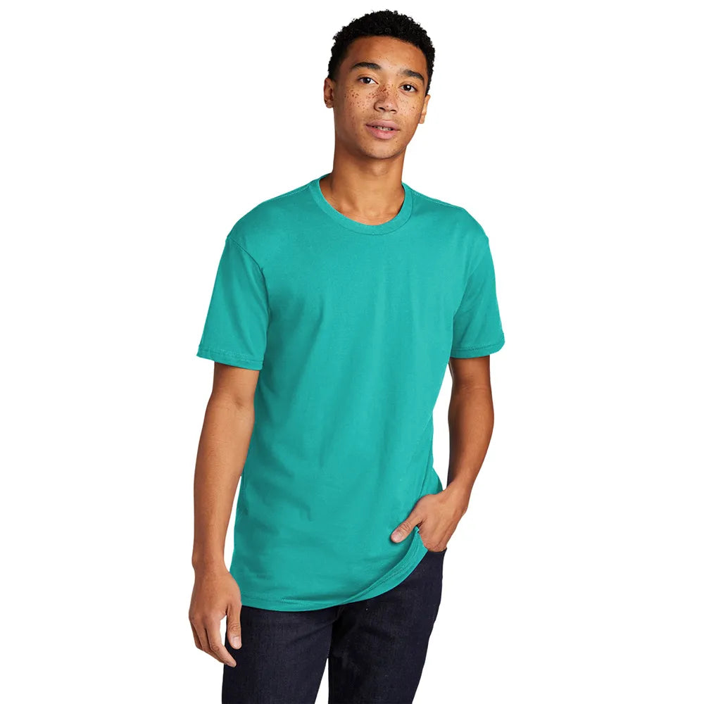 Next Level Apparel Unisex Cotton Tee Decorated - Tahiti Blue