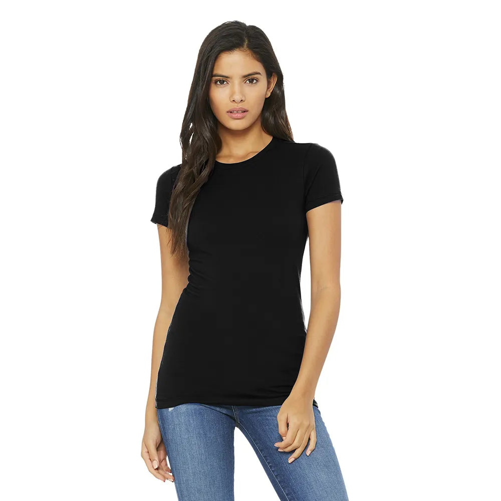 BELLA+CANVAS Women’s Slim Fit Tee Decorated - Black