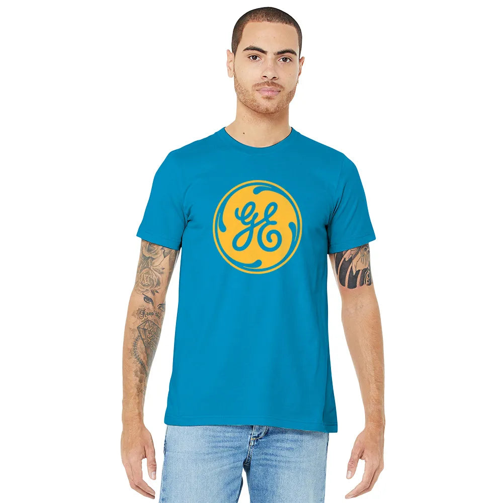 BELLA+CANVAS Unisex Jersey Short Sleeve Tee Decorated - Aqua Blue