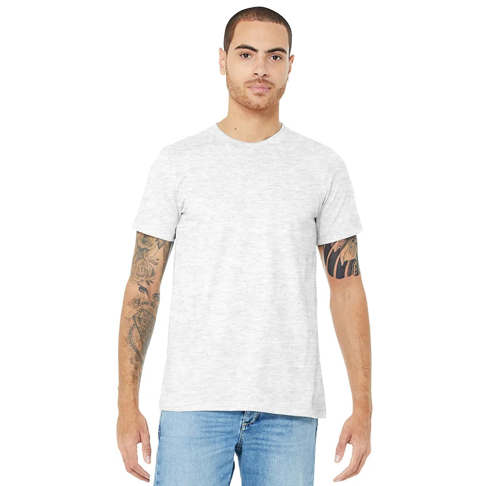 BELLA+CANVAS Unisex Jersey Short Sleeve Tee Decorated - Ash Grey