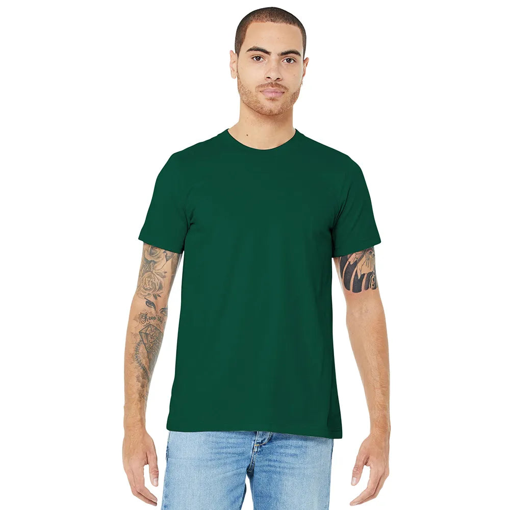 BELLA+CANVAS Unisex Jersey Short Sleeve Tee Decorated - Forest Green