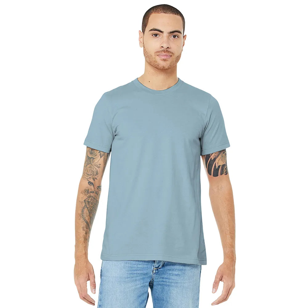 BELLA+CANVAS Unisex Jersey Short Sleeve Tee Decorated - Light Blue