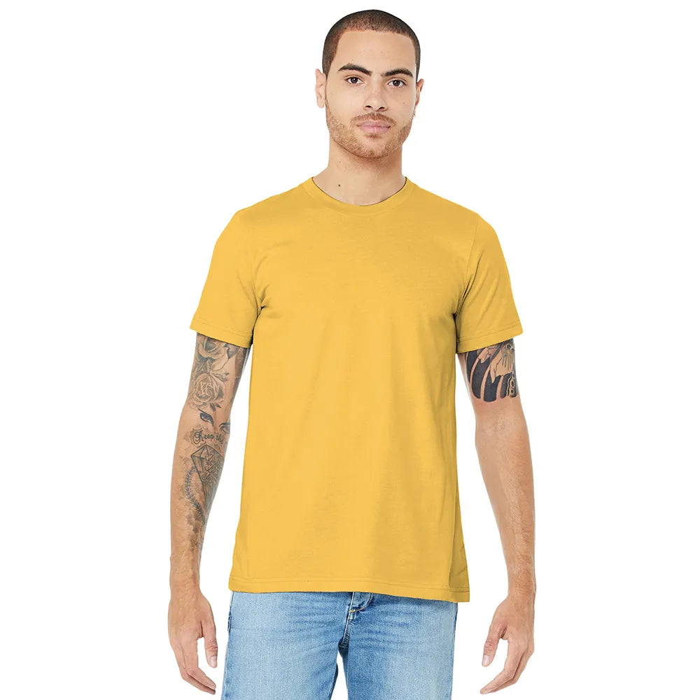 BELLA+CANVAS Unisex Jersey Short Sleeve Tee Decorated - Maize Yellow