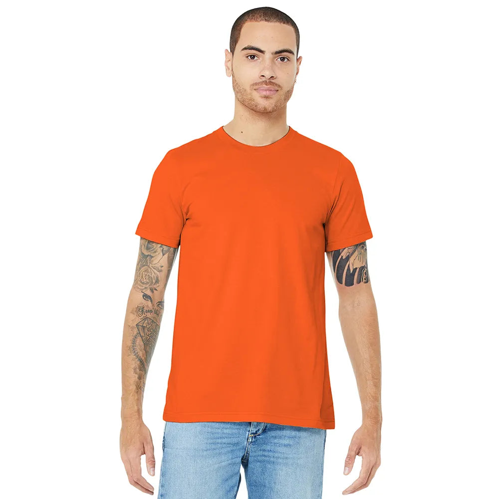 BELLA+CANVAS Unisex Jersey Short Sleeve Tee Decorated - Orange