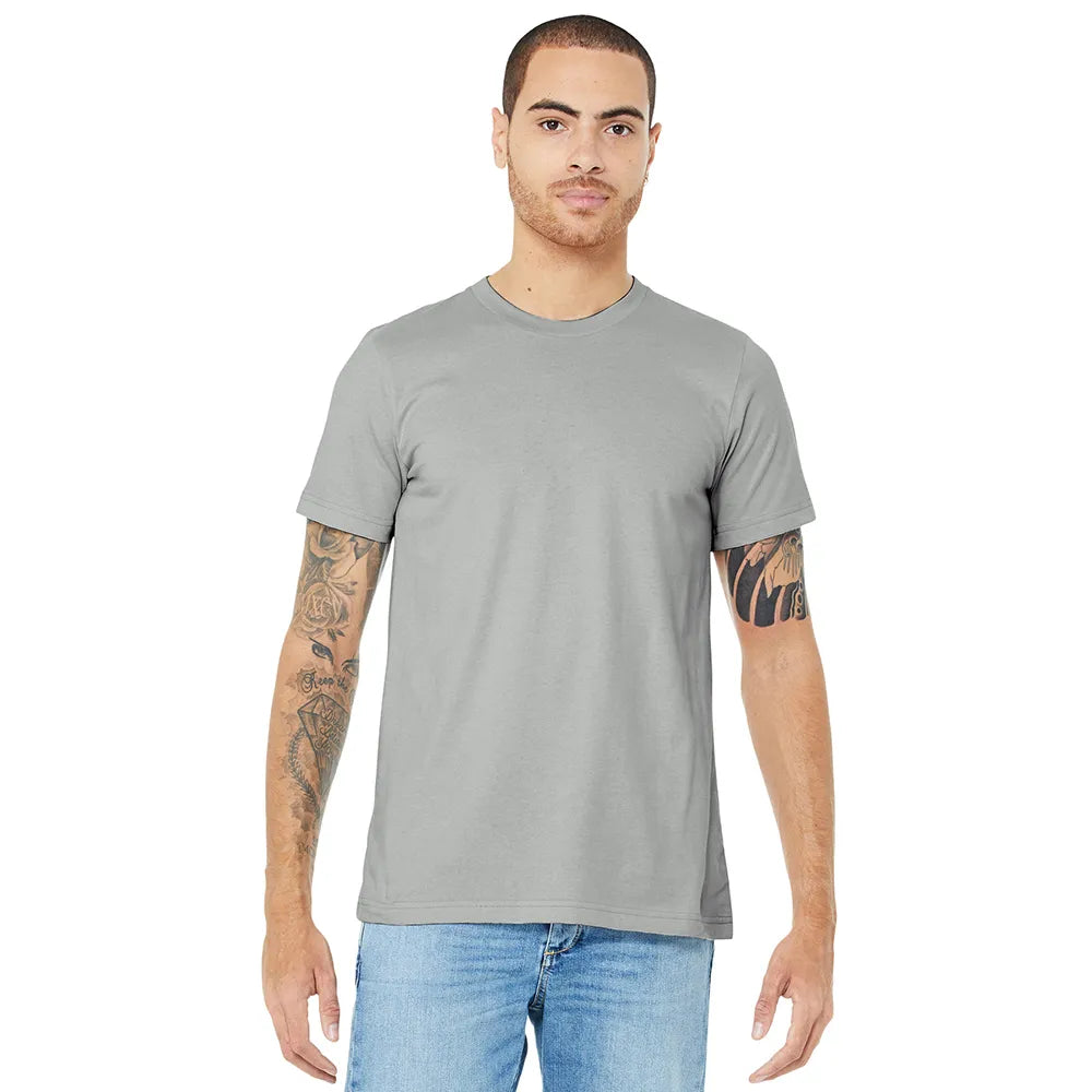 BELLA+CANVAS Unisex Jersey Short Sleeve Tee Decorated - Silver Blue