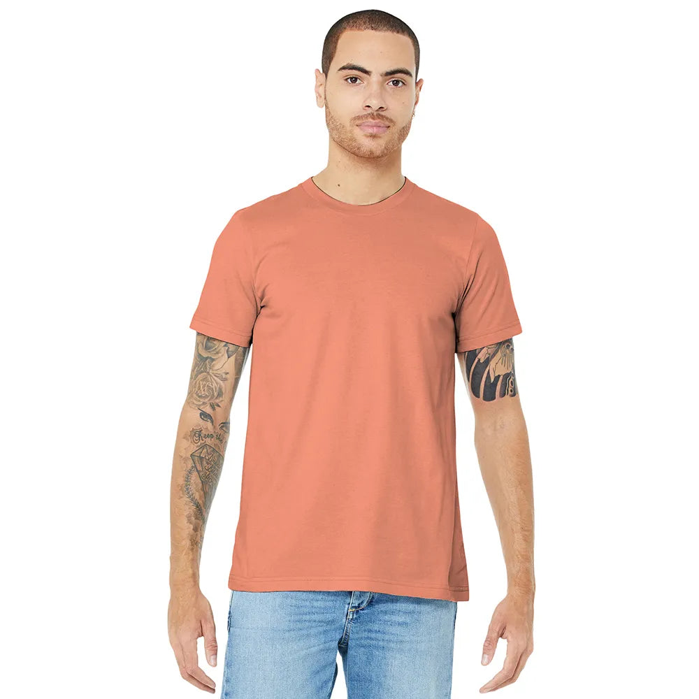 BELLA+CANVAS Unisex Jersey Short Sleeve Tee Decorated - Sunset Orange