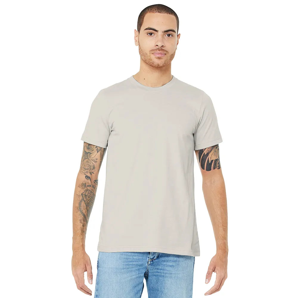 BELLA+CANVAS Unisex Jersey Short Sleeve Tee Decorated - Vintage White