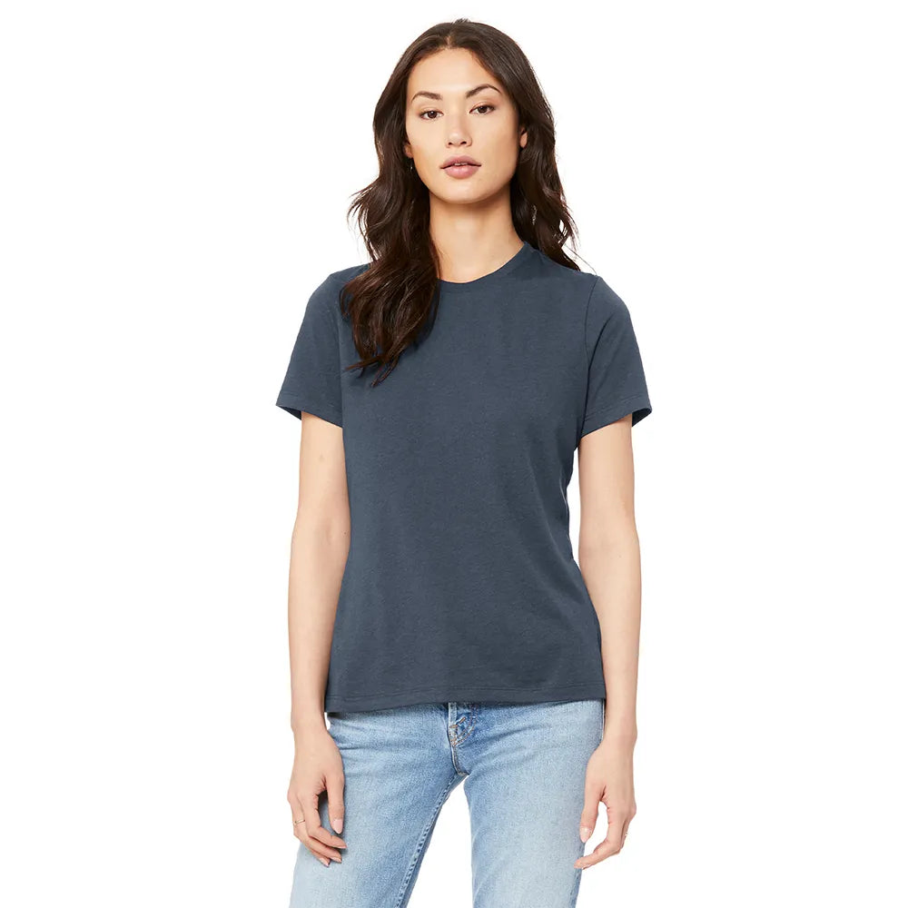 BELLA+CANVAS Women’s Relaxed Jersey Short Sleeve Tee Decorated - Dark Grey