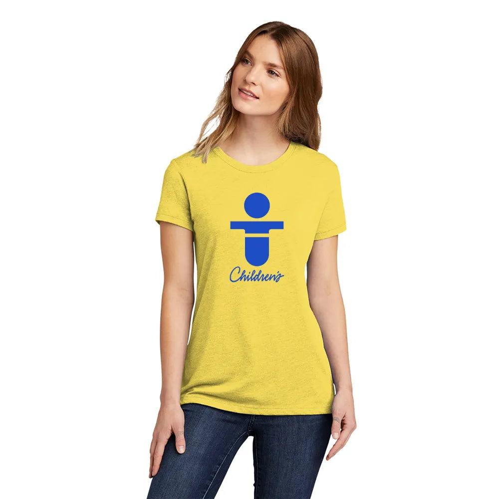 Next Level Apparel Women’s CVC Tee Decorated - Banana Cream