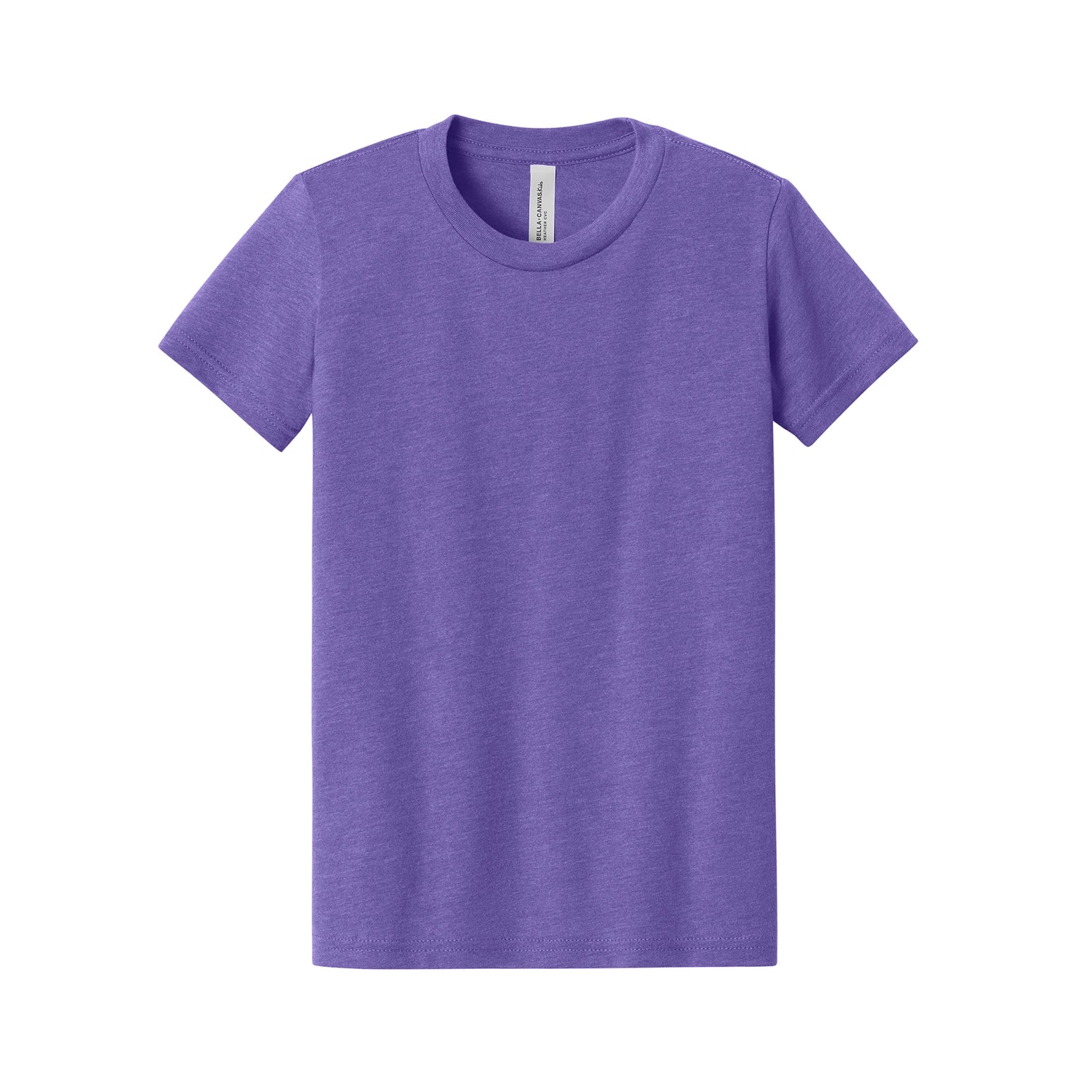BELLA+CANVAS Decorated Youth Heather CVC Tee