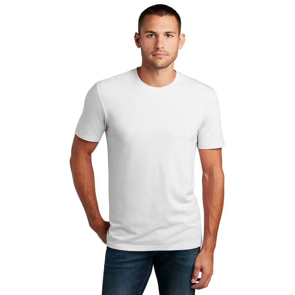 District Flex Tee Decorated - White