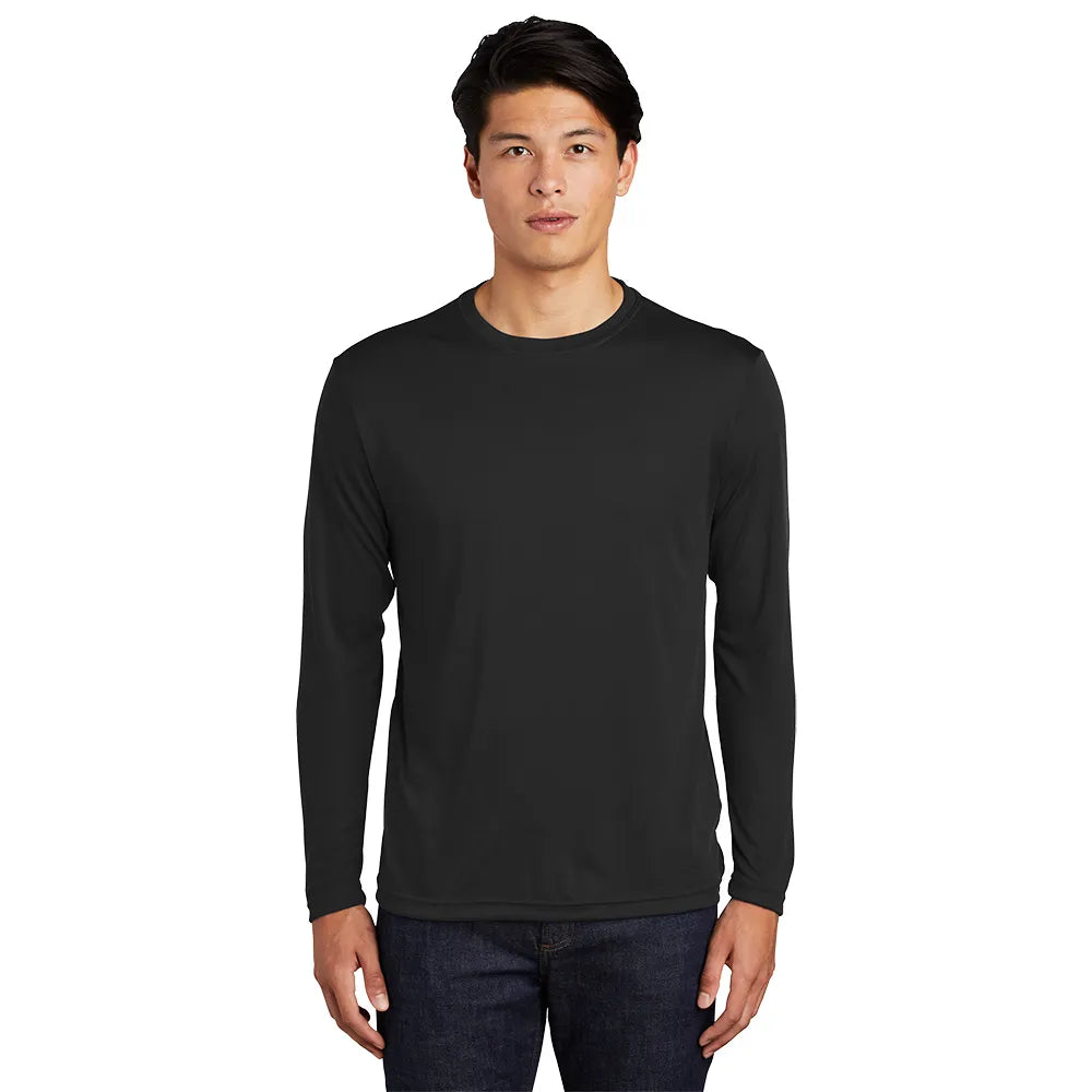 Sport-Tek Long Sleeve PosiCharge Competitor Tee Decorated - Black