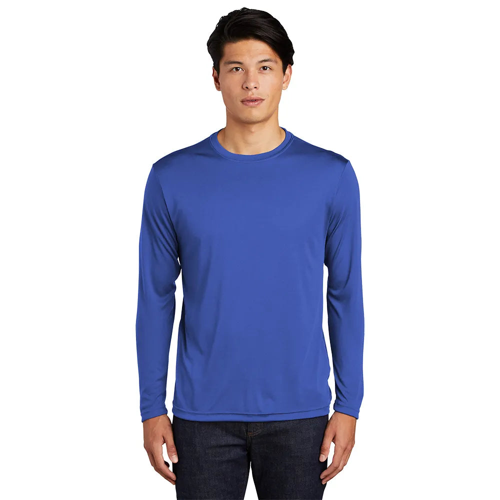 Sport-Tek Long Sleeve PosiCharge Competitor Tee Decorated - True Royal Blue
