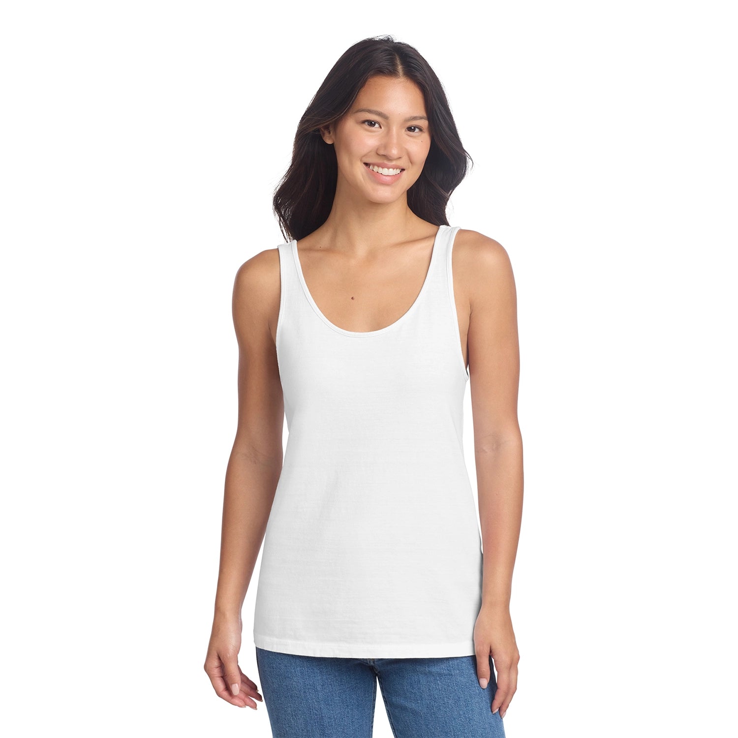 Port & Co Decorated Women's Beach Wash GarmentDyed Tank