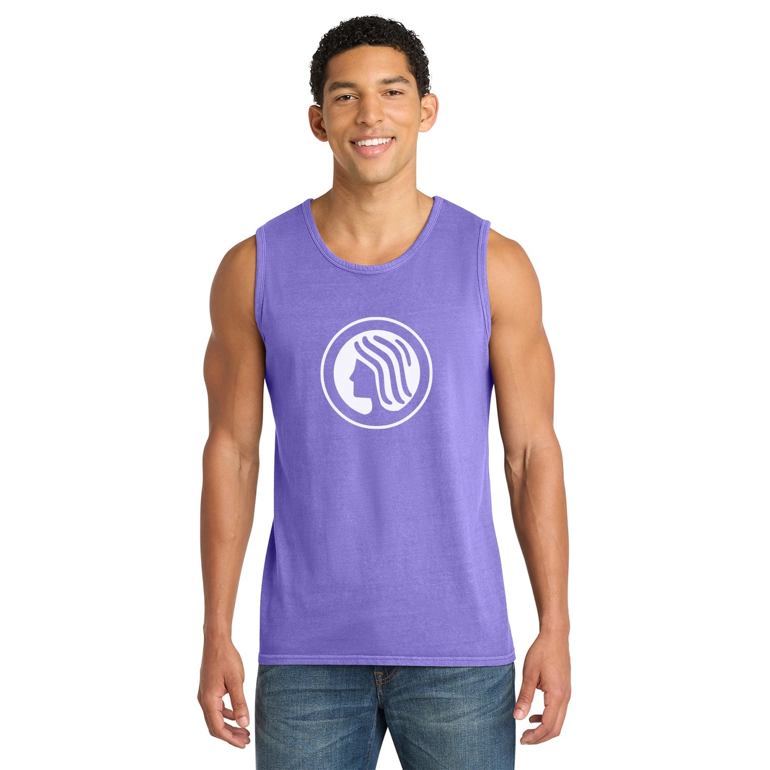 Port & Co Decorated Beach Wash GarmentDyed Tank Top