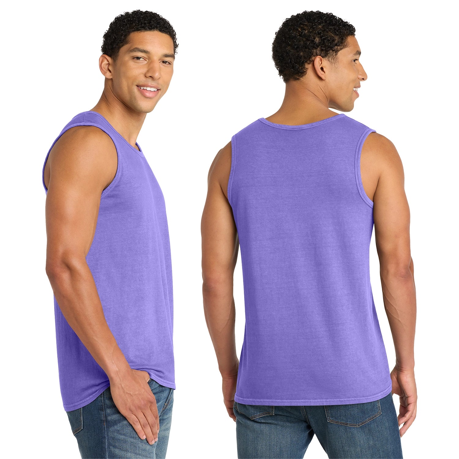 Port & Co Decorated Beach Wash GarmentDyed Tank Top