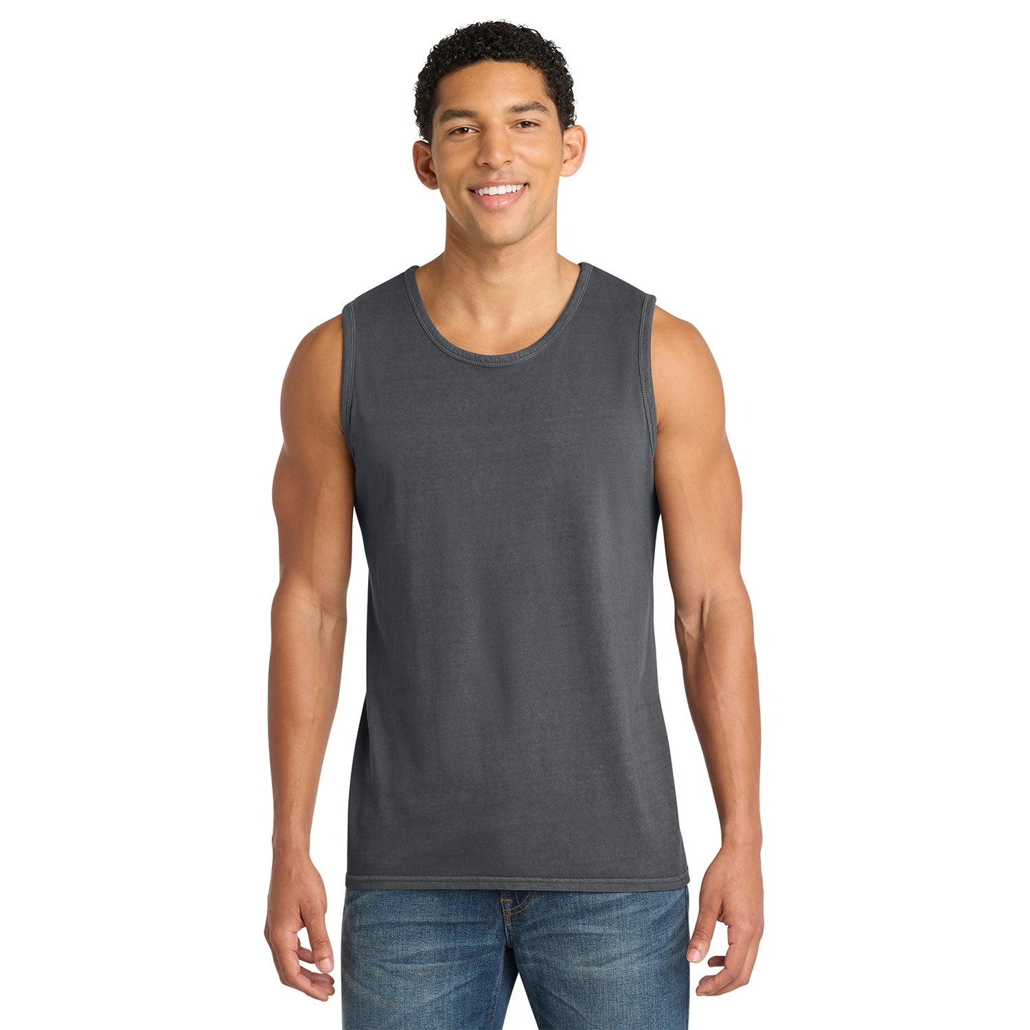 Port & Co Decorated Beach Wash GarmentDyed Tank Top