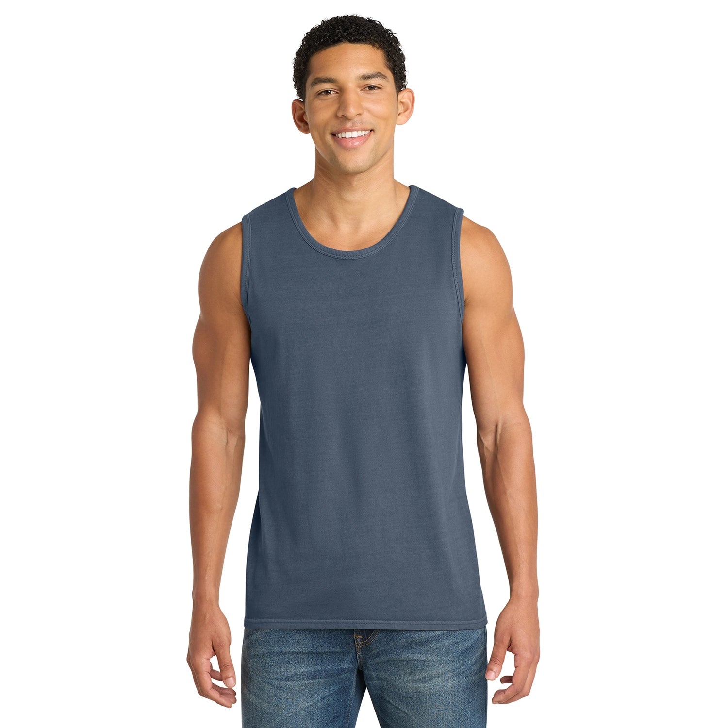 Port & Co Decorated Beach Wash GarmentDyed Tank Top