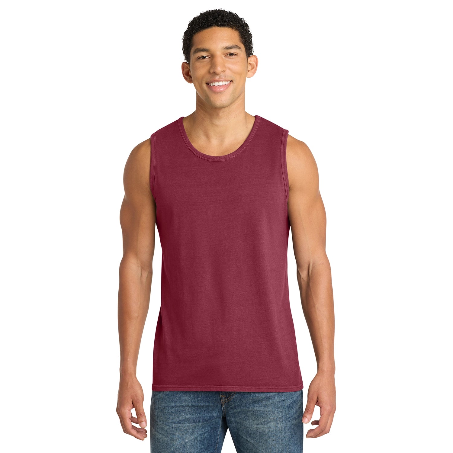 Port & Co Decorated Beach Wash GarmentDyed Tank Top