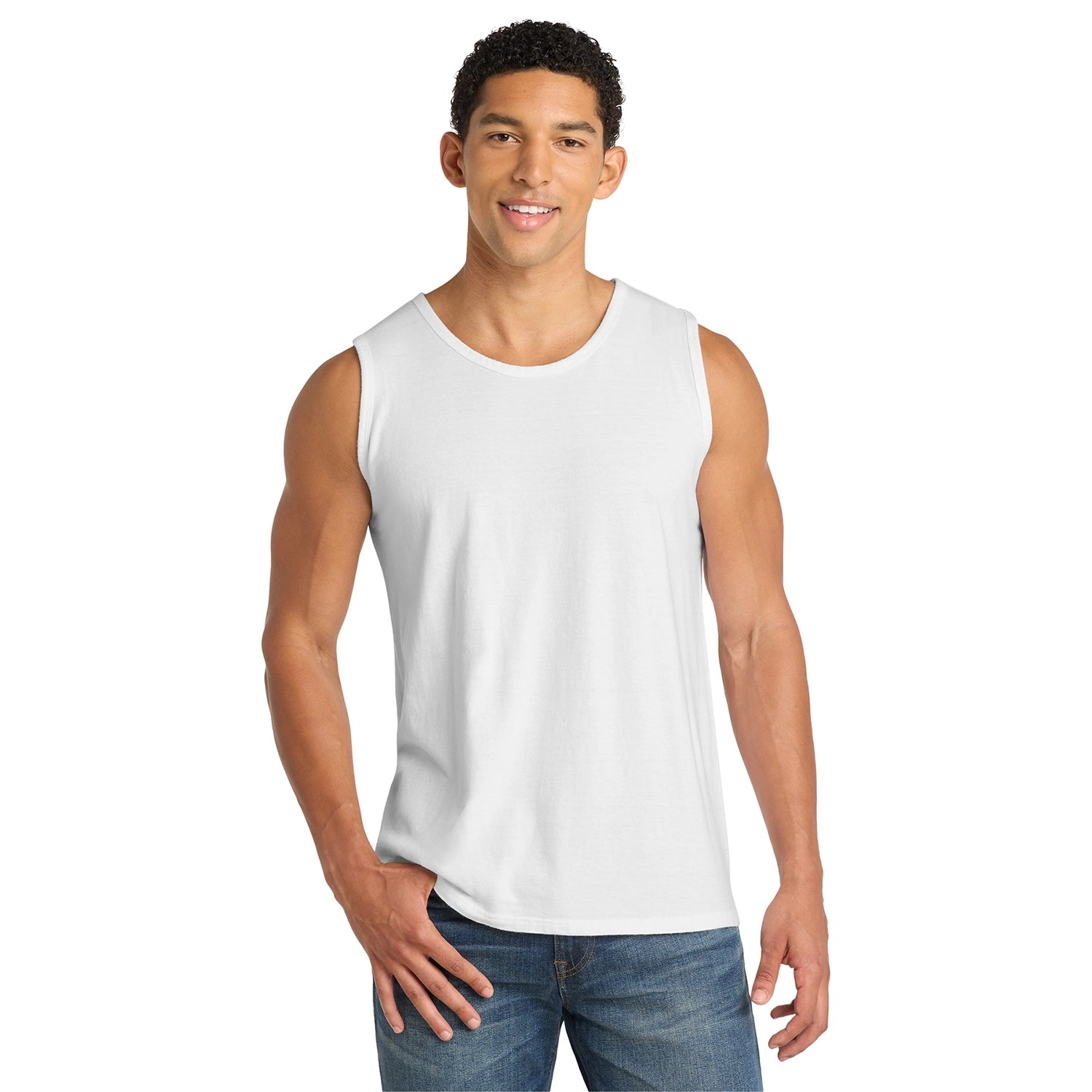 Port & Co Decorated Beach Wash GarmentDyed Tank Top