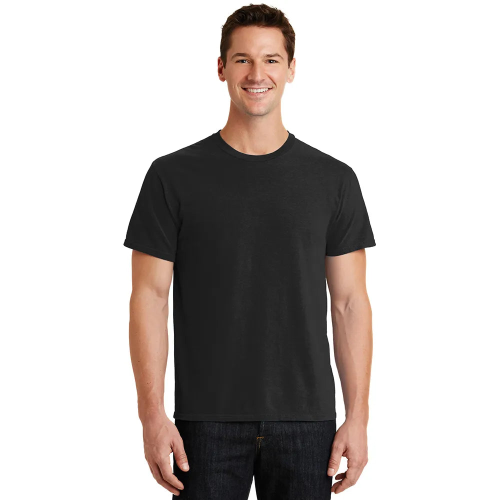 Port & Company Beach Wash Garment-Dyed Tee Decorated - Black
