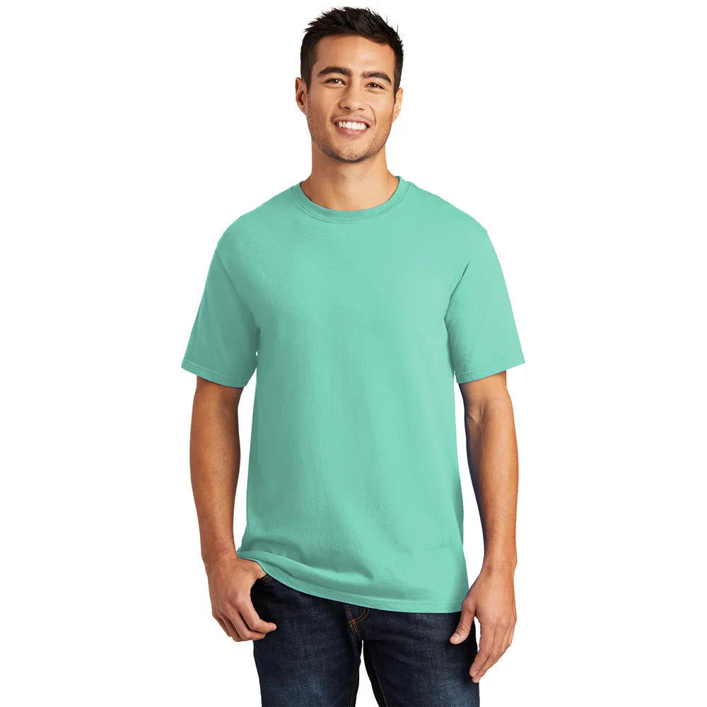 Port & Company Beach Wash Garment-Dyed Tee Decorated - Cool Mint Green