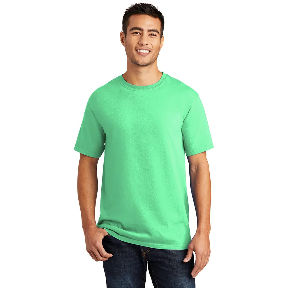 Port & Company Beach Wash Garment-Dyed Tee Decorated - Jadeite Green