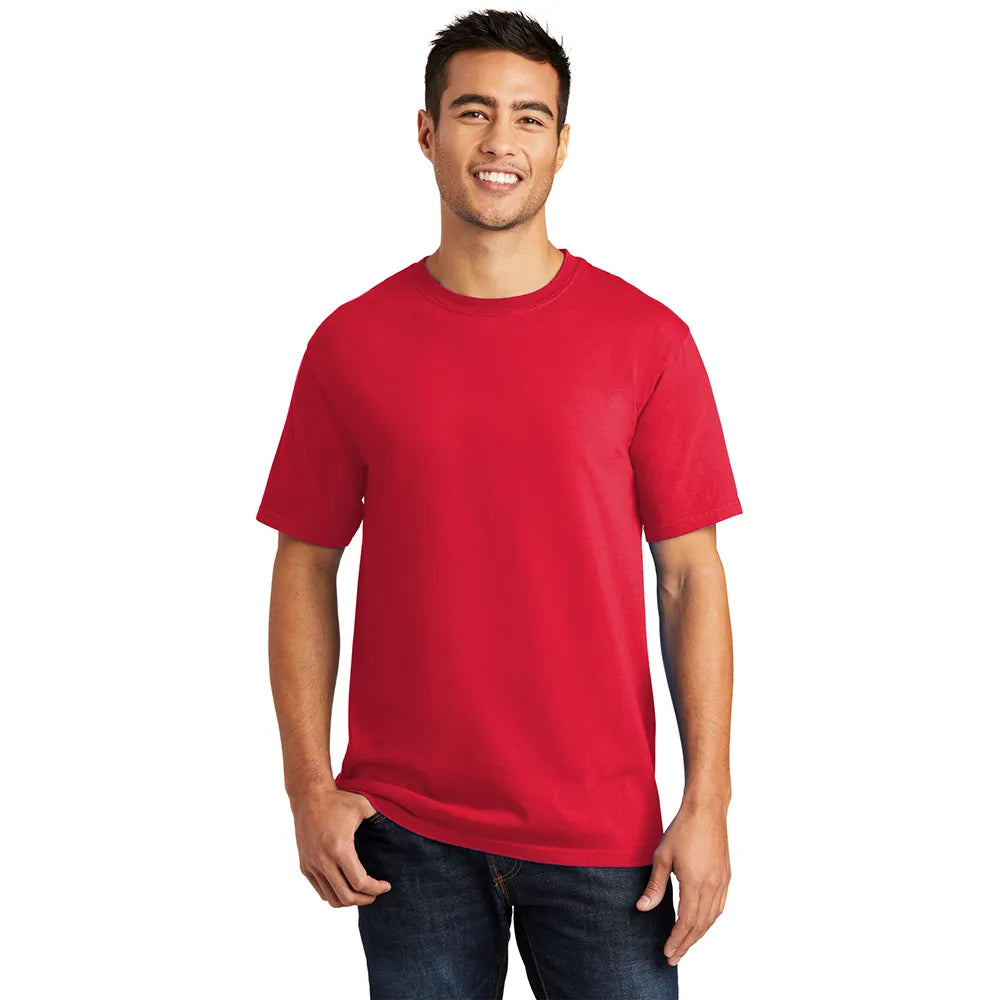 Port & Company Beach Wash Garment-Dyed Tee Decorated - Red