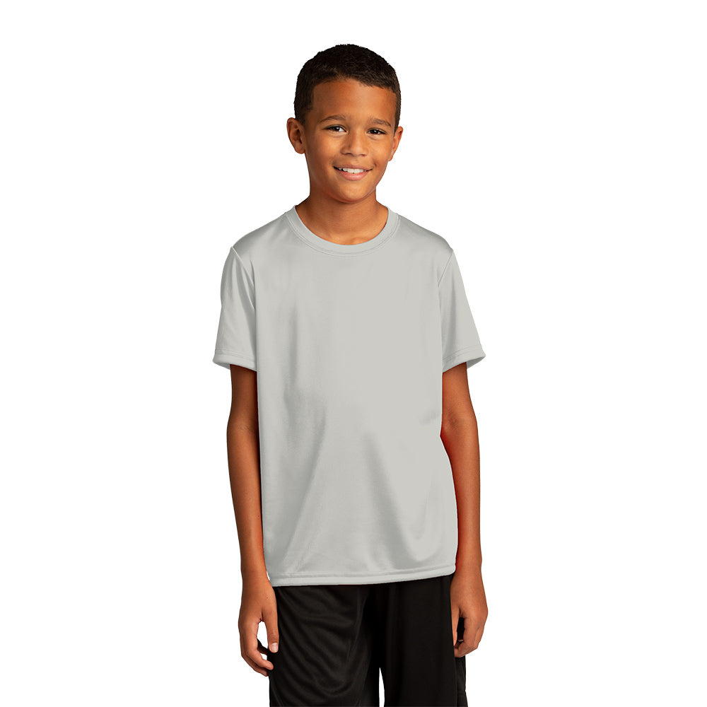 Sport-Tek Youth PosiCharge Re-Compete Tee Decorated - True Navy Blue