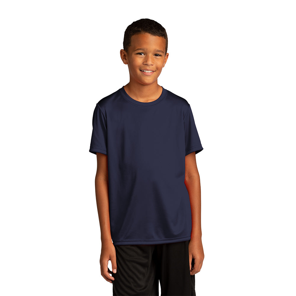 Sport-Tek Youth PosiCharge Re-Compete Tee Decorated - True Red (PMS 200C)