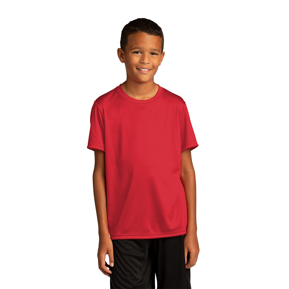 Sport-Tek Youth PosiCharge Re-Compete Tee Decorated - True Royal Blue (PMS 7687C)