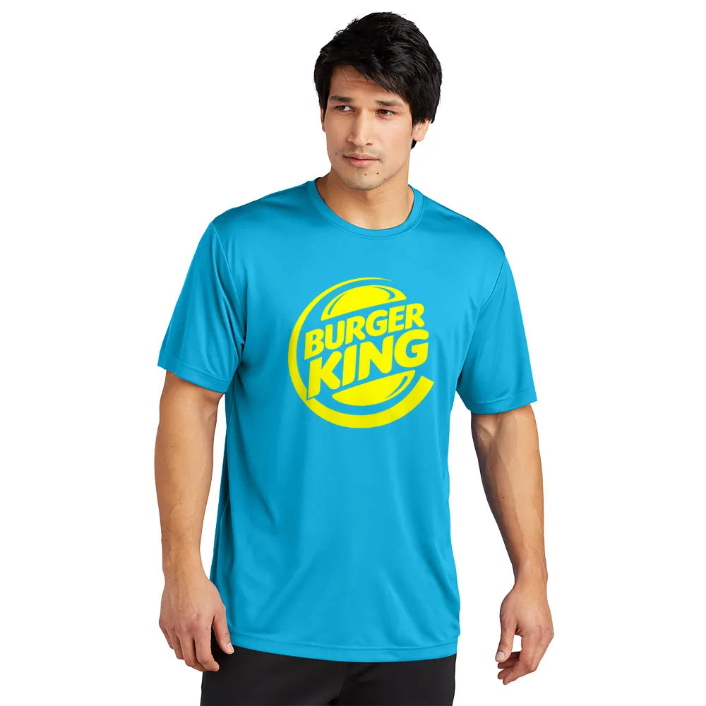 Sport-Tek PosiCharge Re-Compete Tee Decorated - Atomic Blue (PMS 2203C)