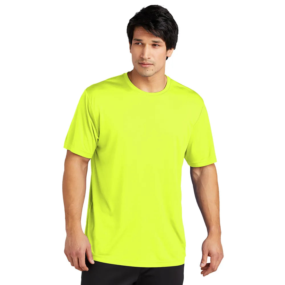 Sport-Tek PosiCharge Re-Compete Tee Decorated - Neon Yellow