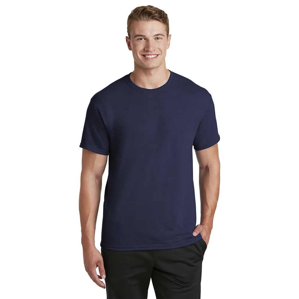 JERZEES Dri-Power 100% Polyester T-Shirt Decorated - Navy Blue (PMS 296C)