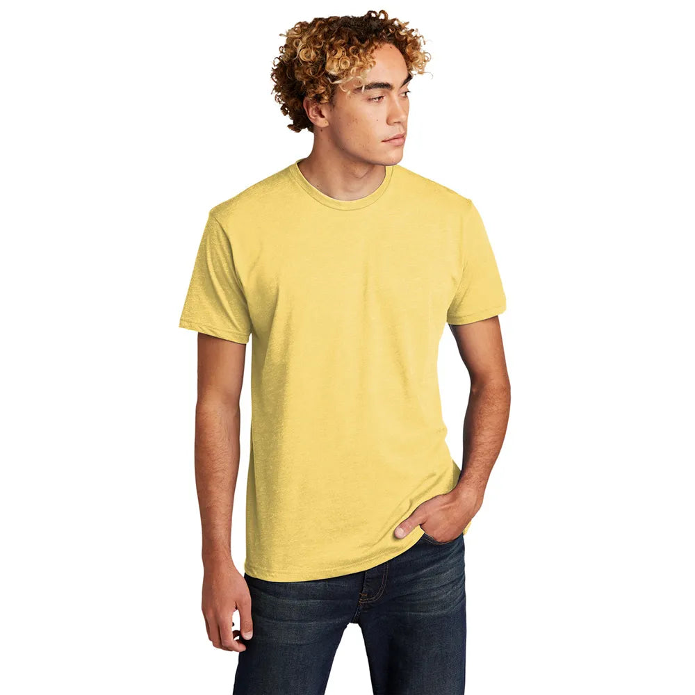 Next Level Apparel Unisex CVC Tee Decorated - Banana Cream Yellow