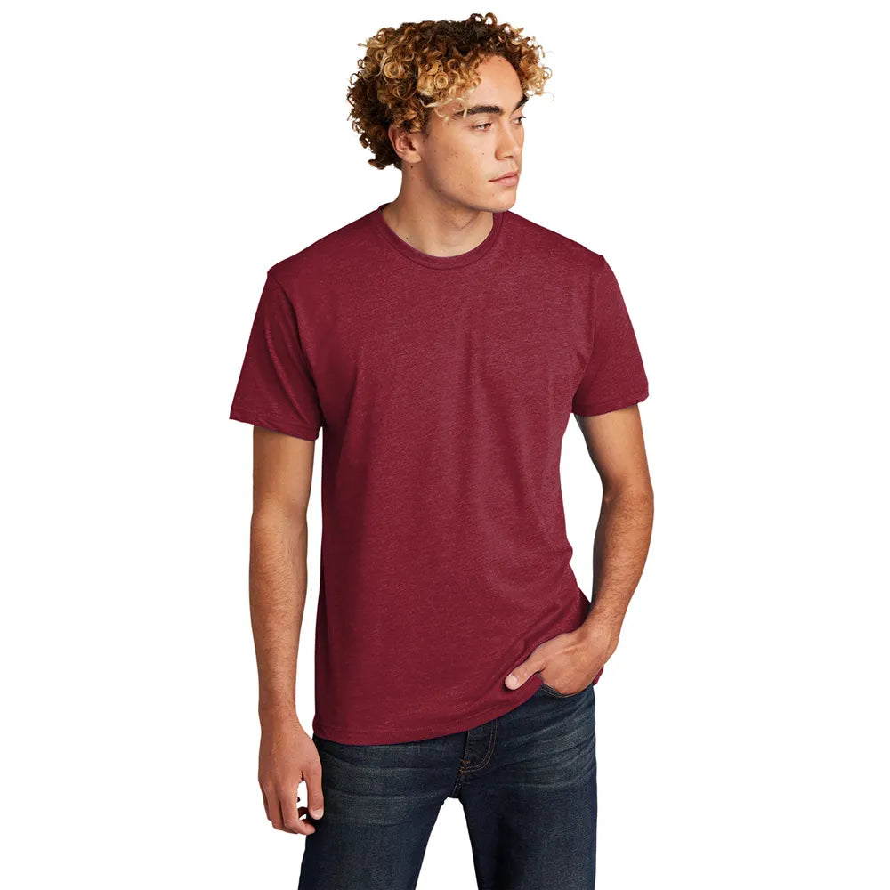 Next Level Apparel Unisex CVC Tee Decorated - Cardinal Red