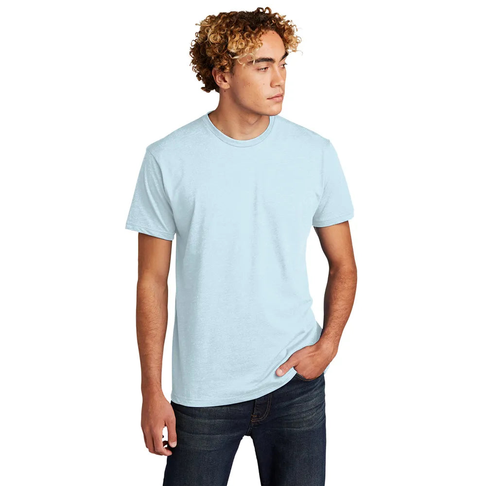 Next Level Apparel Unisex CVC Tee Decorated - Ice Blue