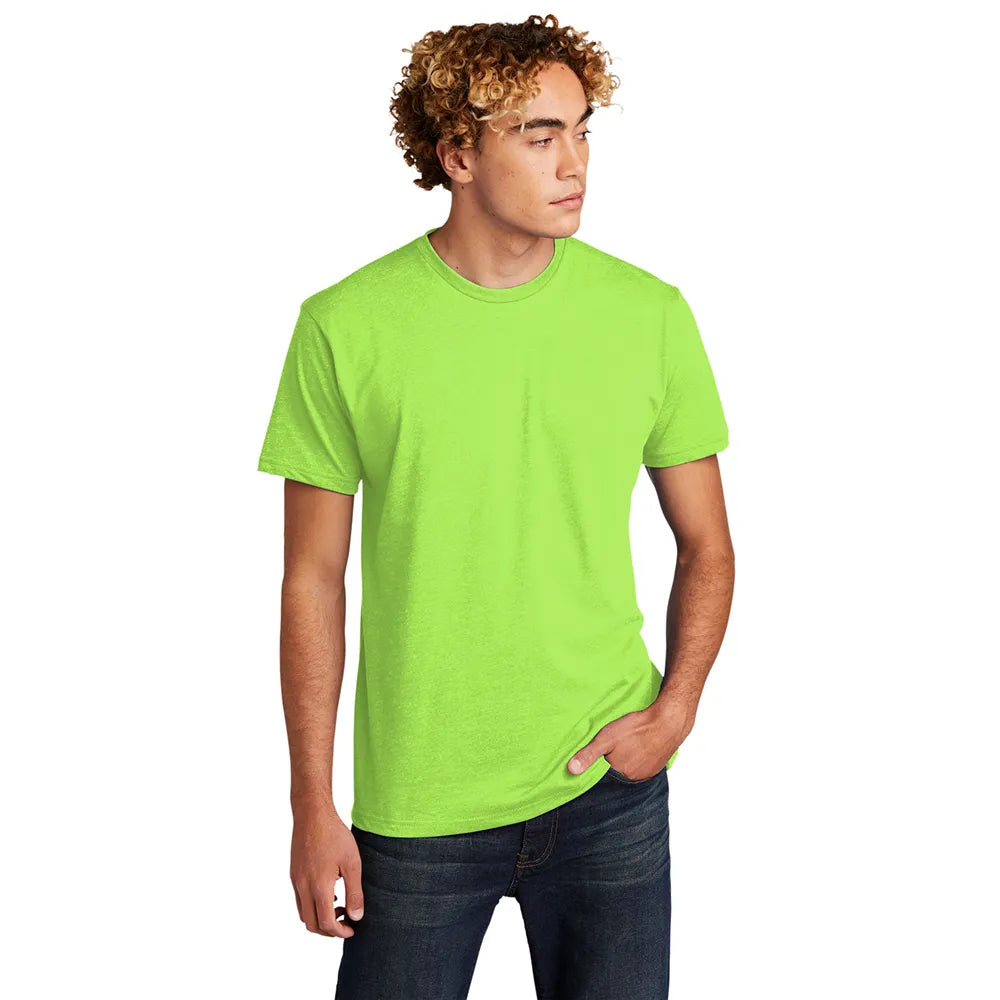 Next Level Apparel Unisex CVC Tee Decorated - Neon Green
