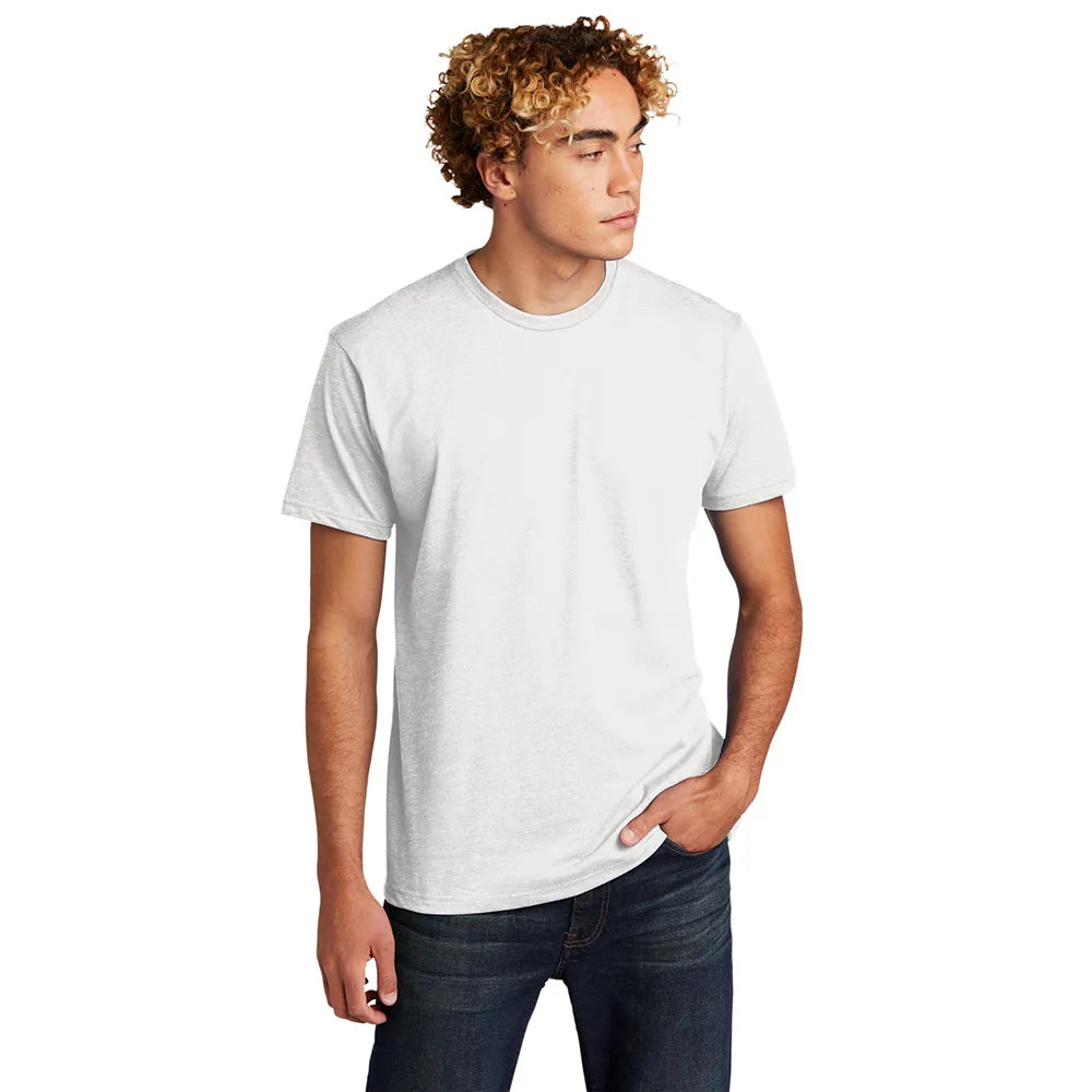 Next Level Apparel Unisex CVC Tee Decorated - White