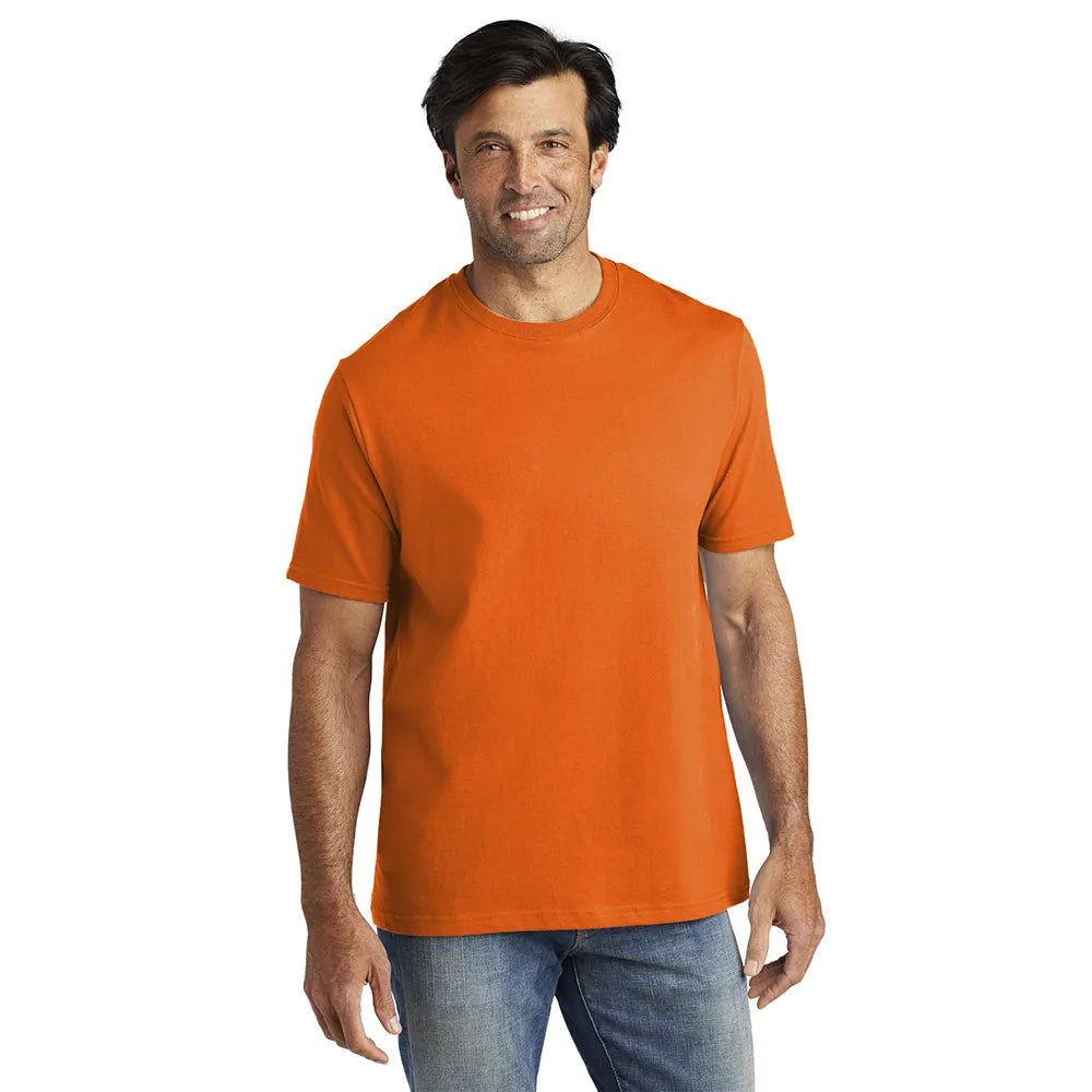 Volunteer Knitwear All-American Tee Decorated - Safety Orange